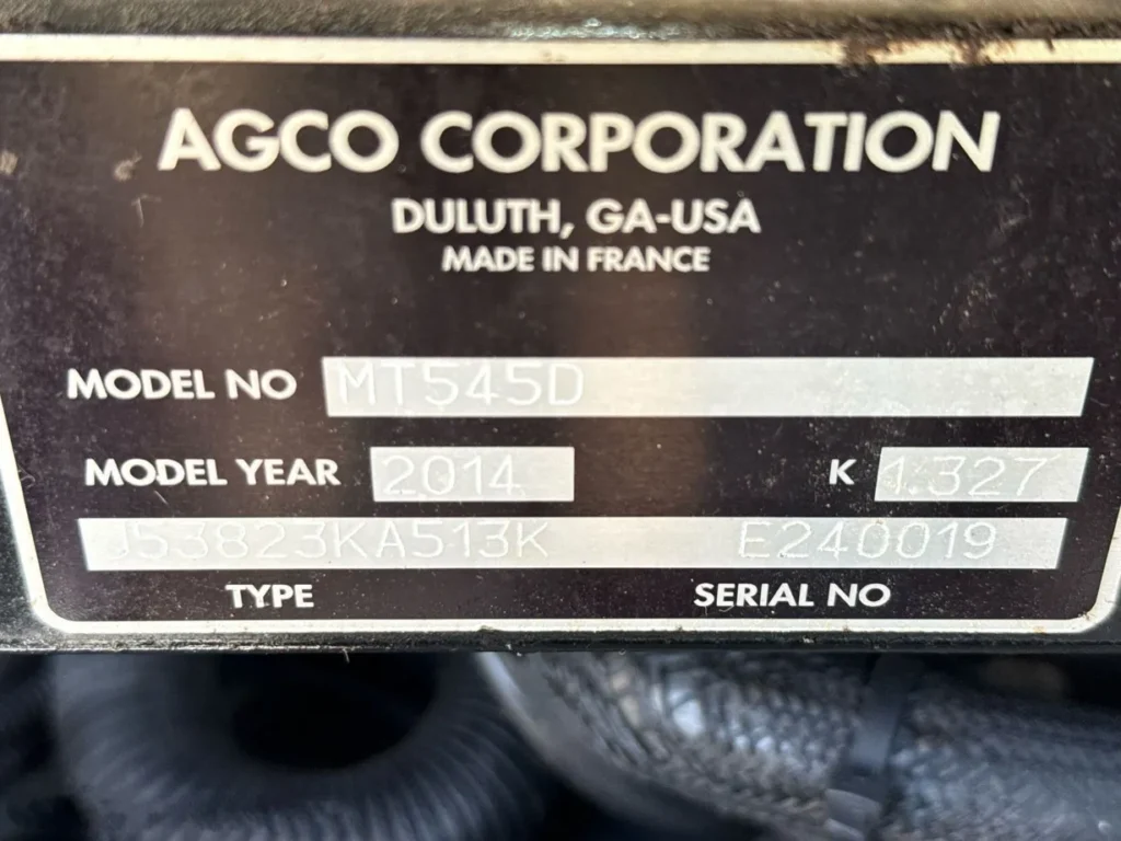 2014 Challenger MT545D